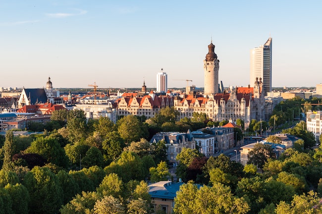 leipzig stadt aussicht